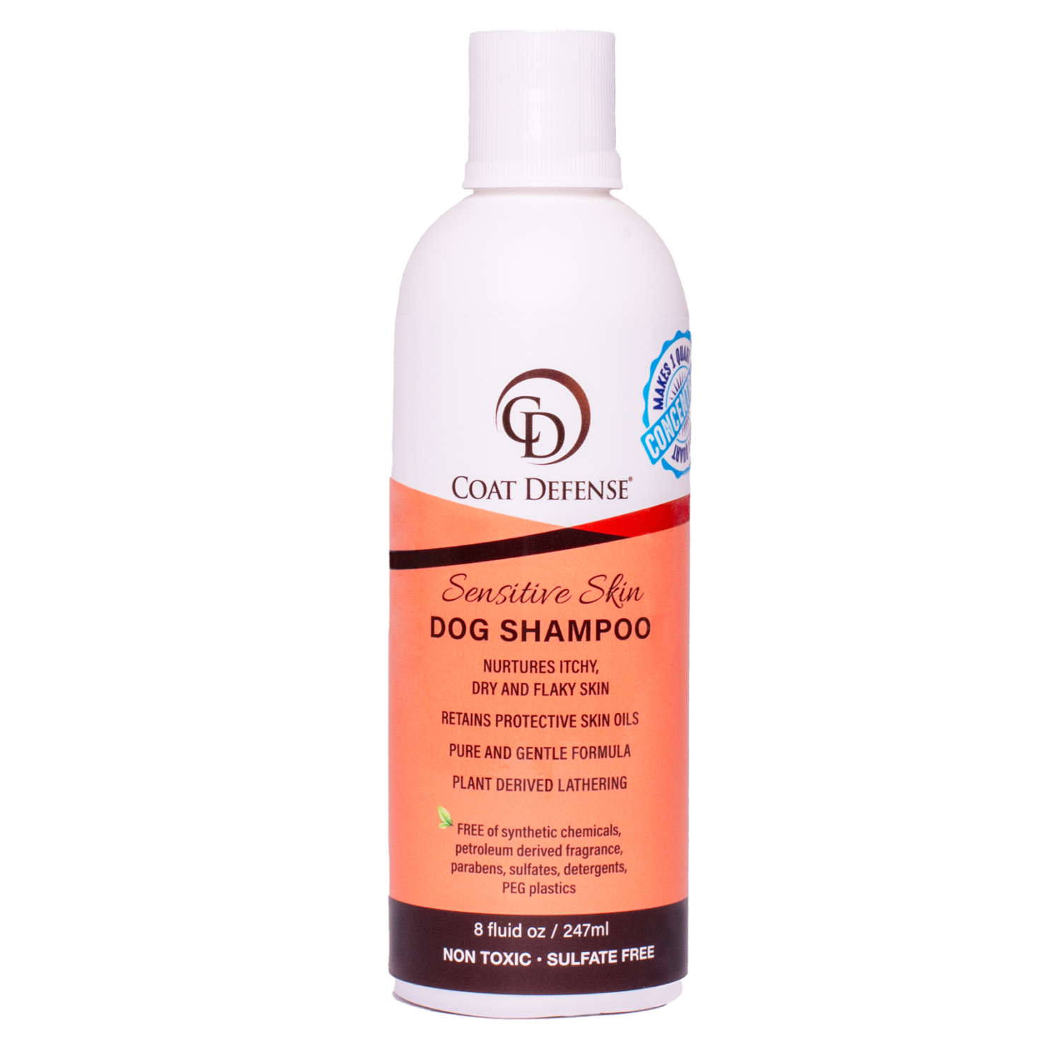 Sensitive Skin Dog Shampoo - 8oz Concentrated