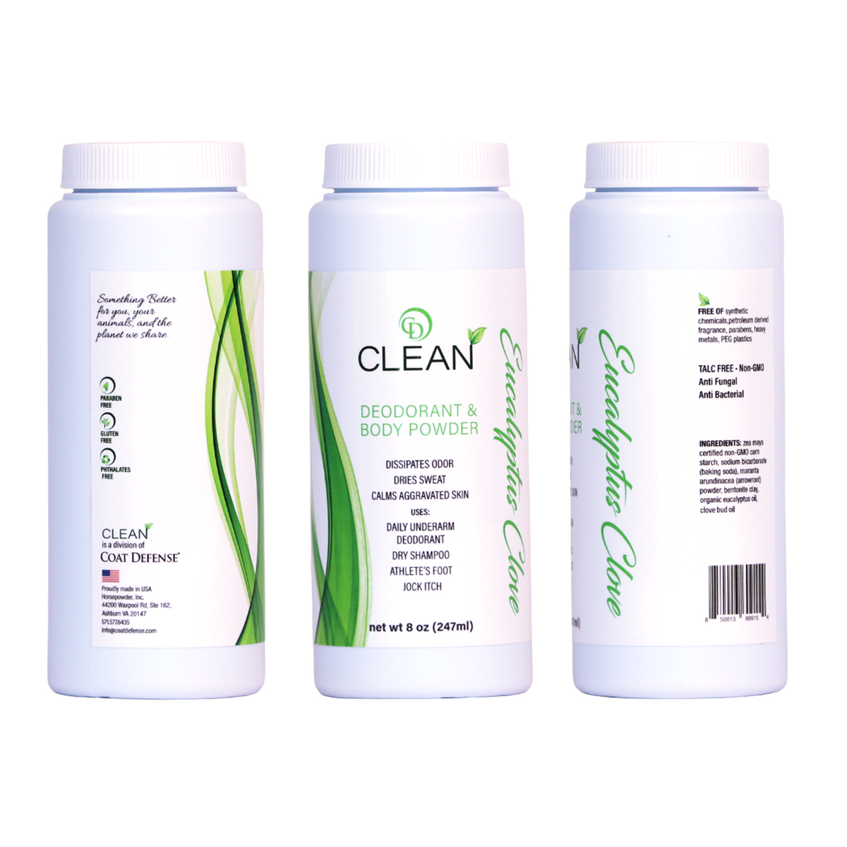 CD CLEAN Deodorant and Body Powder