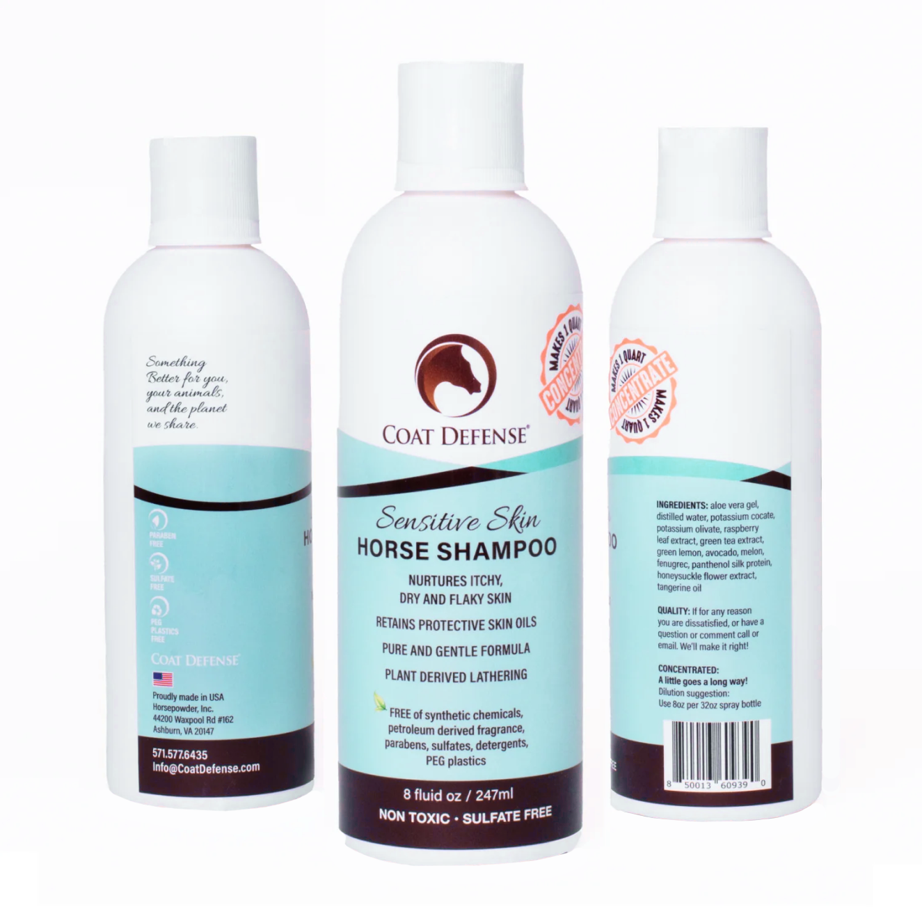 Sensitive Skin Horse Shampoo - 4 Pack