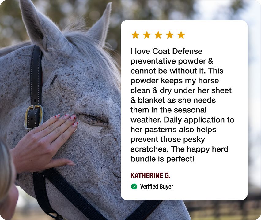 100,000+ horses already switched. And it works on your dog too.