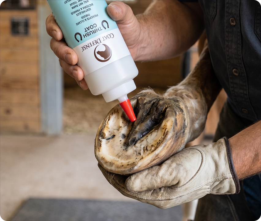 A non-toxic thrush solution without the purple mess