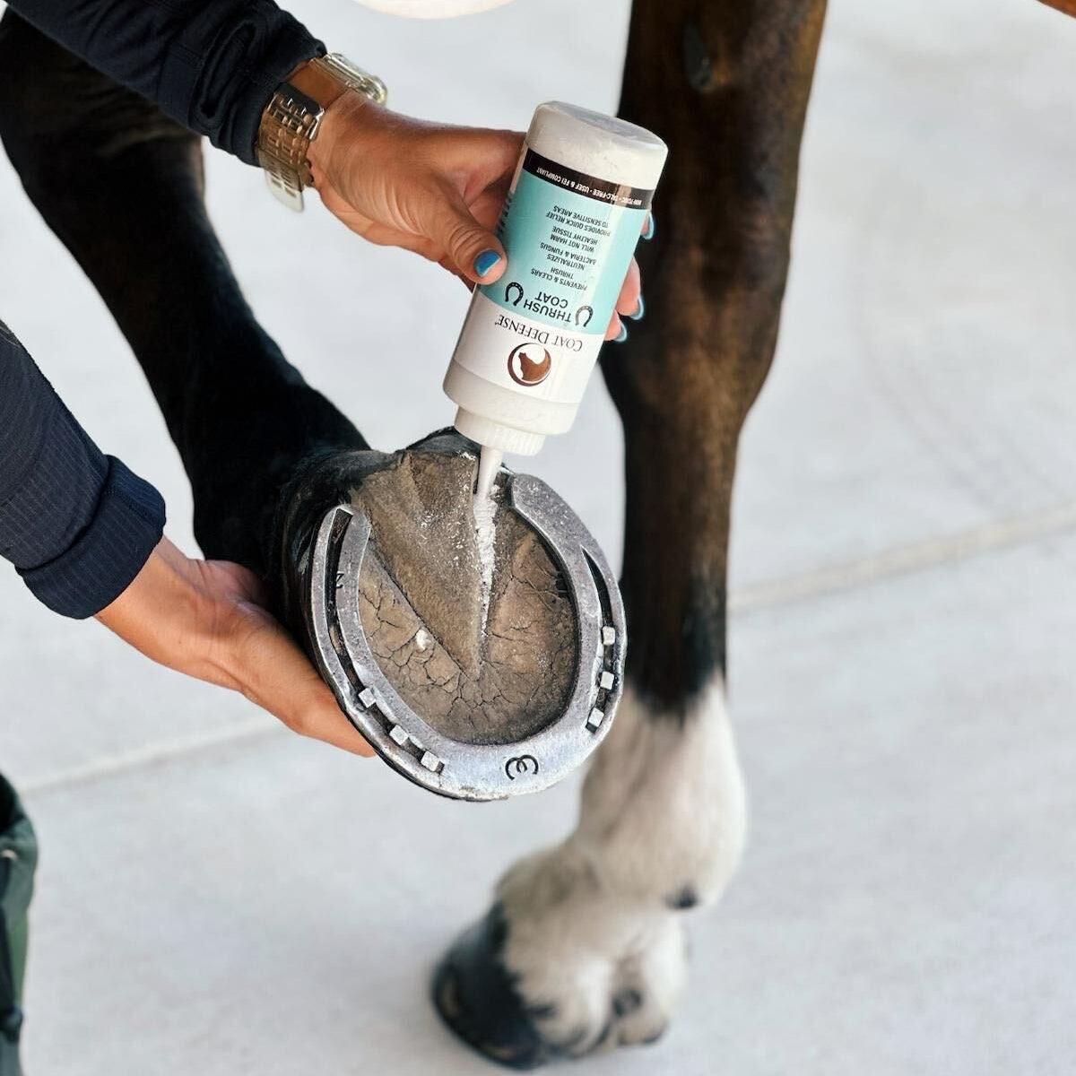A non-toxic thrush solution without the purple mess