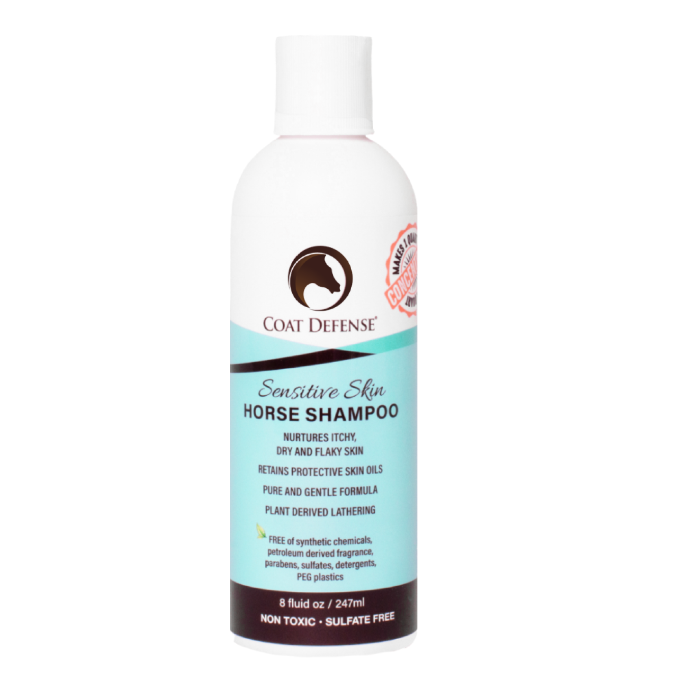 Sensitive Skin Horse Shampoo - 8oz  Concentrated