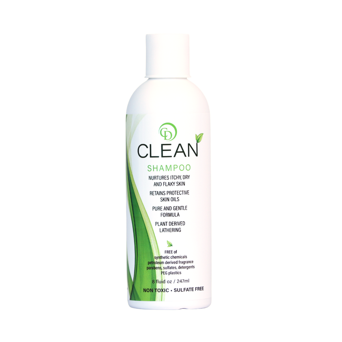CD CLEAN 100% Natural Shampoo - 8oz | Calms Itchy, Sensitive Skin