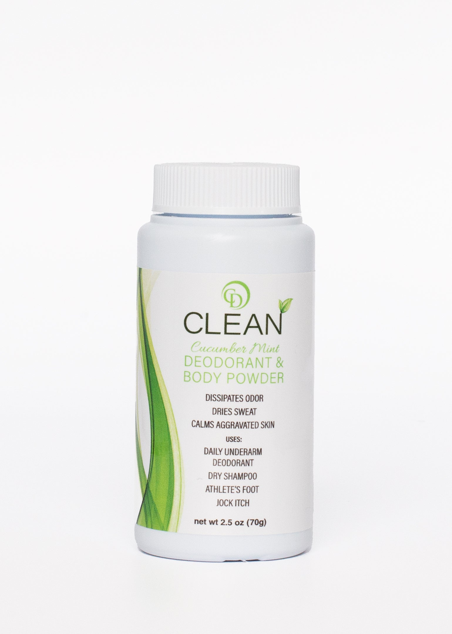 CD CLEAN  Deodorant and Body Powder - Travel Size 2.5oz