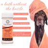 dry shampoo and deodorant powder for dogs Coat Defense
