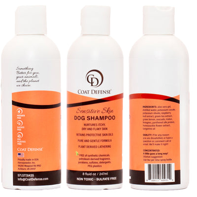 Non Toxic Dog Shampoo Coat Defense