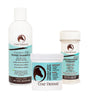Coat Defense Triple Crown Product Bundle - Horse shampoo, trouble spot drying paste and Horse odor and itch powder