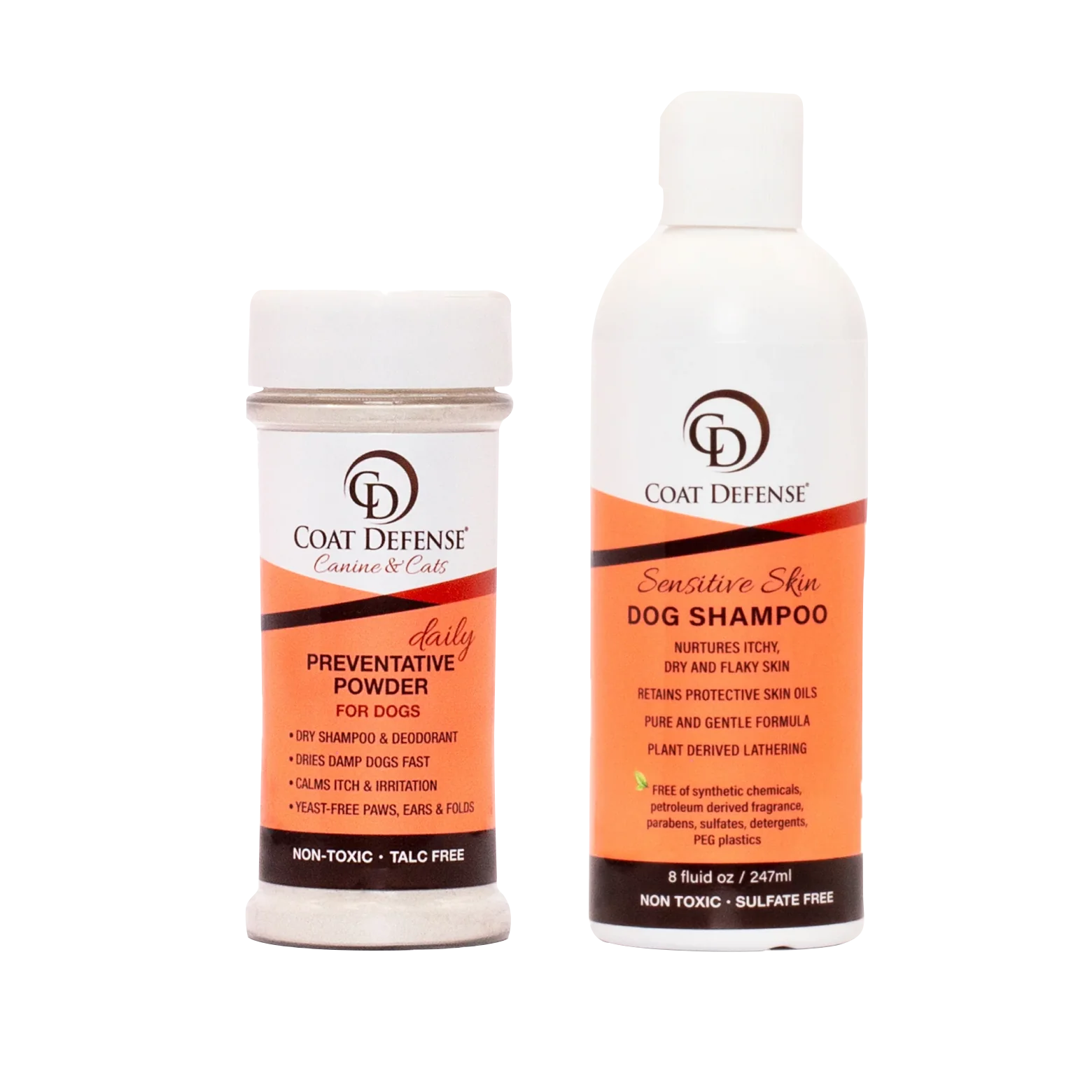 Dog top deodorizing powder
